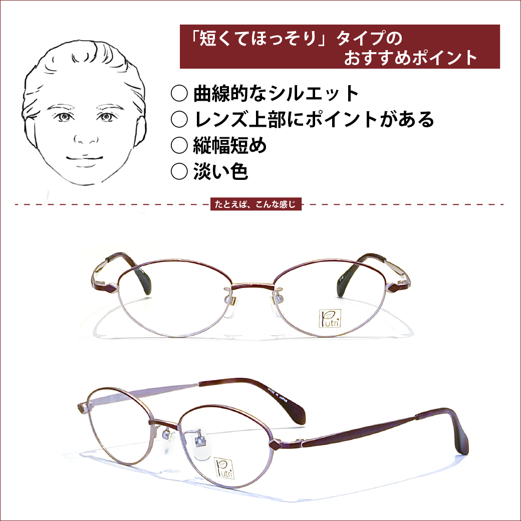 短くてほっそり