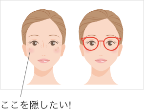 目元のくすみやシミ